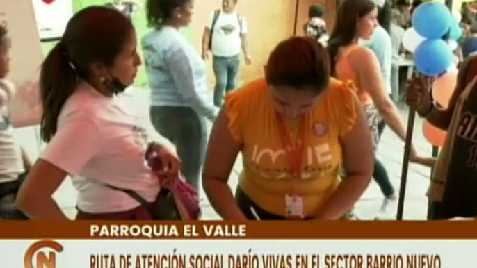 Caracas | Ciudadanos fueron beneficiados con Jornada de Atención Social en la parroquia El Valle