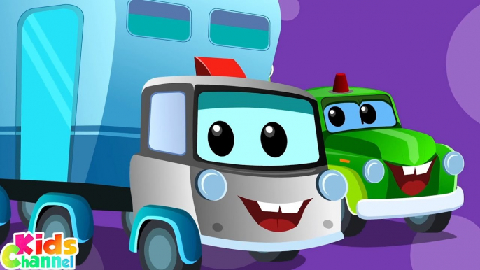 We Are The Trucks, Zeek And Friends Car Cartoon Videos By Kids Channel