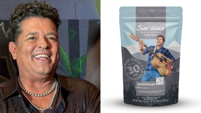 Carlos Vives tiene ahora un café en su nombre: esta es la edición especial de Juan Valdez que conmemora sus 30 años de carrera artística