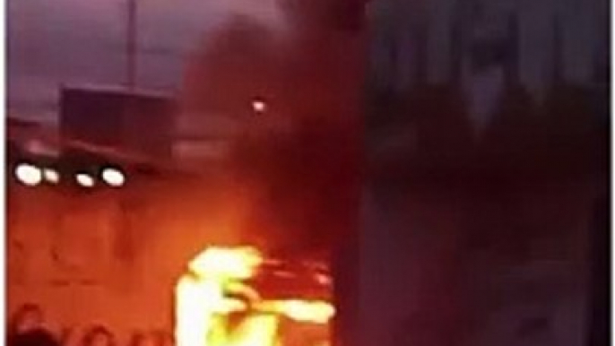 Ônibus da Integra é incendiado em Cajazeiras