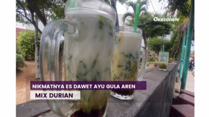 Perpaduan Es Dawet Ayu Gula Aren dengan Durian Khas Banjarnegara, Menyegarkan