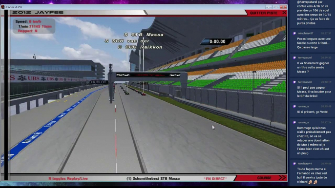 F1Brain S1 - GP d'Inde 9/10 - qualifs, course sprint et course principale - rFactor IA league