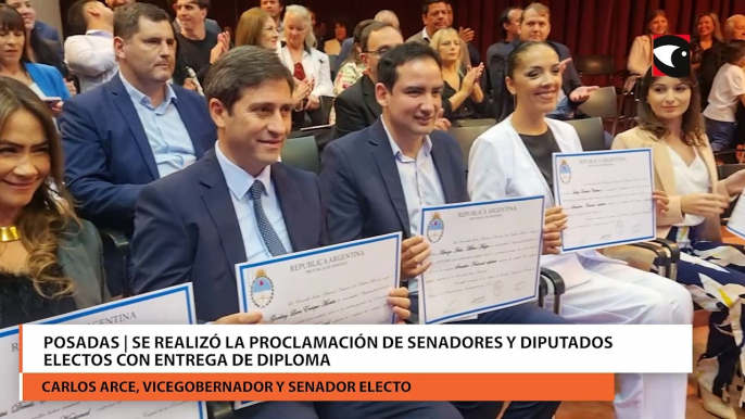 Posadas | Se realizó la proclamación de Senadores y Diputados electos con entrega de diploma: “Representar a la provincia en la Legislatura Nacional nos da una gran responsabilidad”