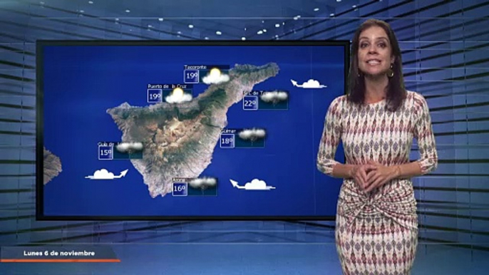 La previsión del tiempo en Canarias para el 6 de noviembre de 2023, en Atlántico Televisión.