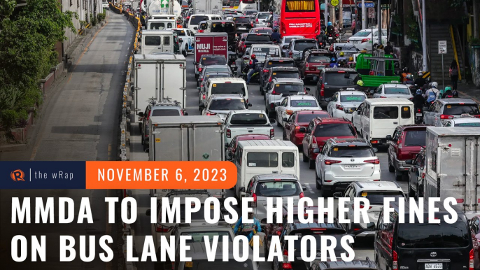 MMDA to impose higher fines on EDSA bus lane violators