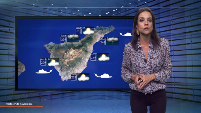 La previsión del tiempo en Canarias para el 7 de noviembre de 2023, en Atlántico Televisión.