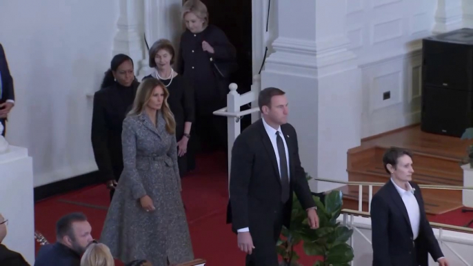 Dignitaries gather to pay their respects Former presidents and first ladies attend ceremony honoring Rosalynn Carter