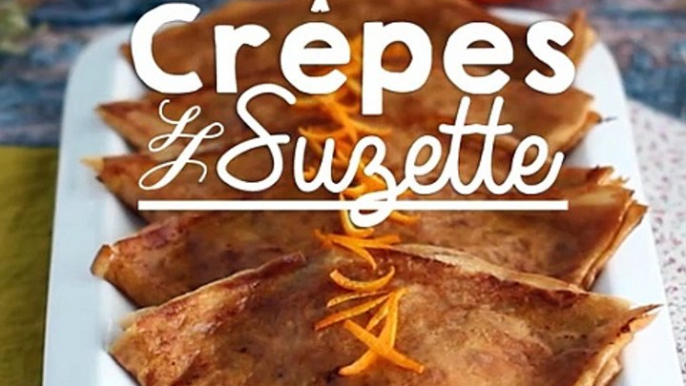 Crepes suzette, crepes de naranja