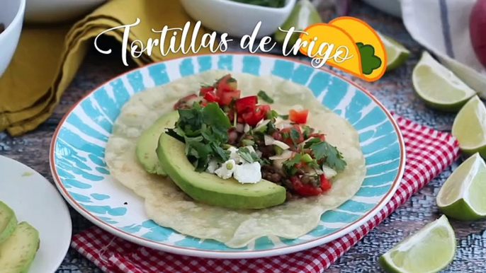 Tortillas de trigo caseras (para tacos y fajitas)