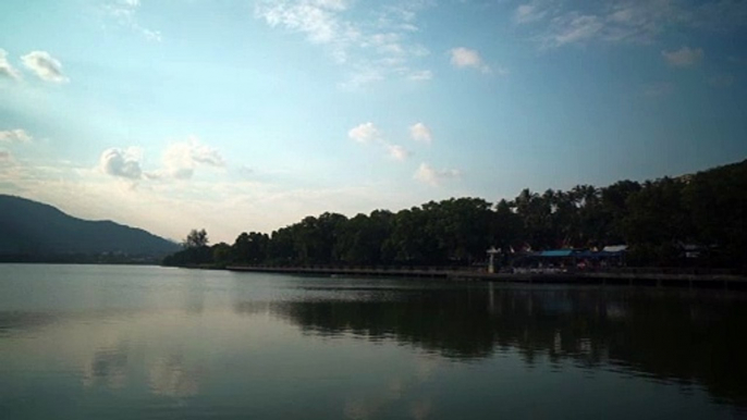 Scenic View of Lake and Mountain