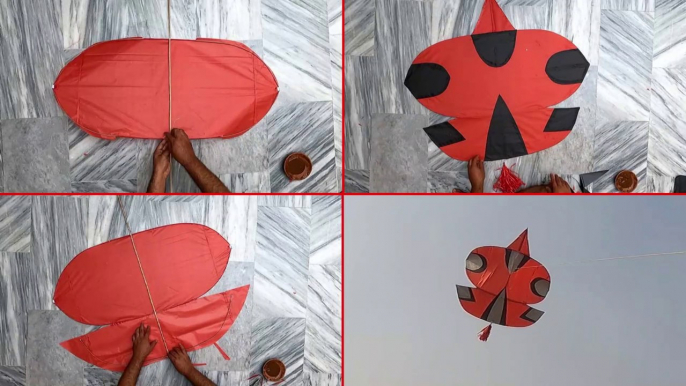 5 Ghithi Patang Making with Pharmula - Smallest Patang to Biggest Tukkal making & Flying - DIY Kite