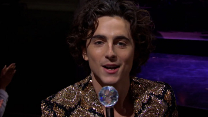 Timothée Chalamet channels Willy Wonka during SNL monologue as he sings about end of actors’ strike