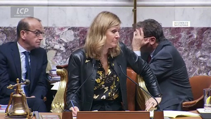 Sandrine Rousseau entonne à l'Assemblée Nationale l'hymne du Mouvement de libération des femmes "Debout les femmes"