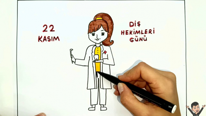 Dünya Diş Hekimi Günü -  Diş Hekimi Nasıl Çizilir - World Dentist Day #dişhekimi