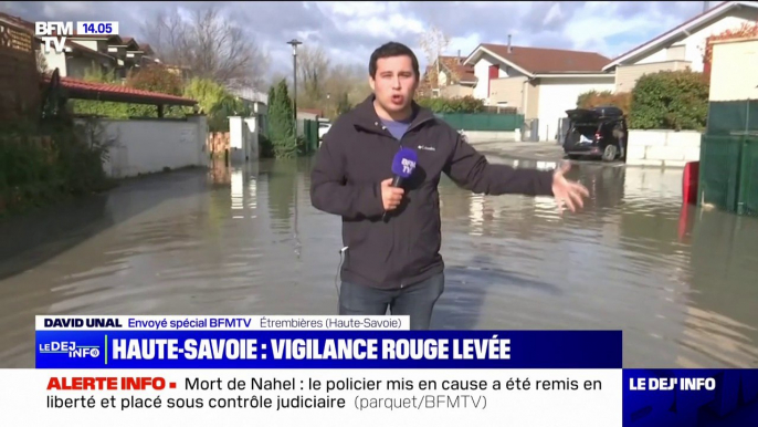 Haute-Savoie: la lente décrue dans la vallée de l'Arve