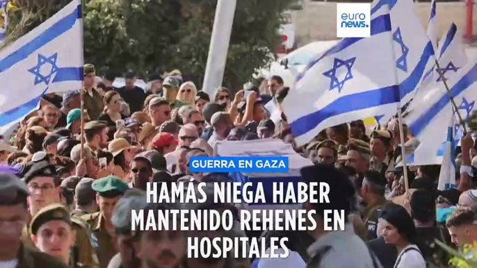 Hamás rechaza las acusaciones de haber mantenido rehenes en hospitales de Gaza