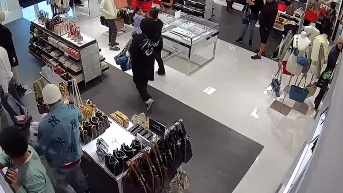 Thieves shove Michael Kors employee after stealing luxury purses and jackets