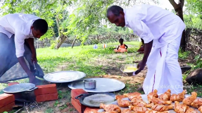 CHICKEN LEGS | Grandpa cooking chicken legs fry | Chicken legs | Village Food recipes | Village Cooking