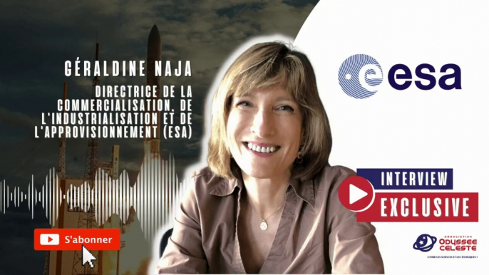 Géraldine Naja, Directrice de la commercialisation et de l'industrialisation (ESA).