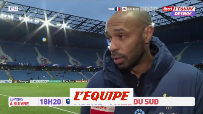 Henry : «Pas mal de changements» - Foot - Amical - Espoirs