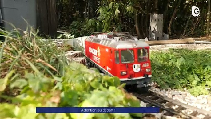 Reportage - Un réseau ferroviaire dans son jardin !