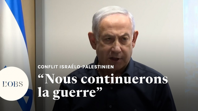 Conflit Israël-Hamas : "Nous continuerons la guerre" après la trêve, assure Benyamin Netanyahou