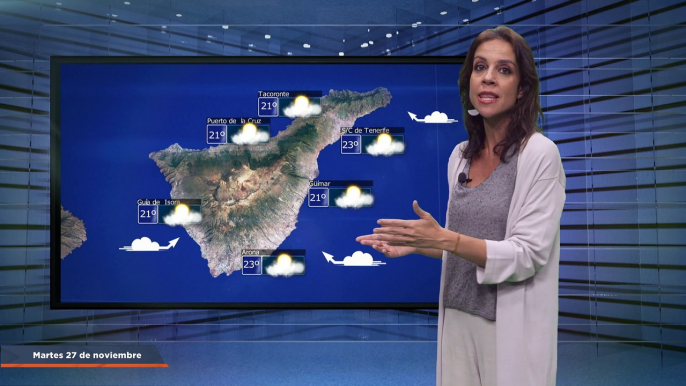 La previsión del tiempo en Canarias para el 28 de noviembre de 2023, en Atlántico Televisión.