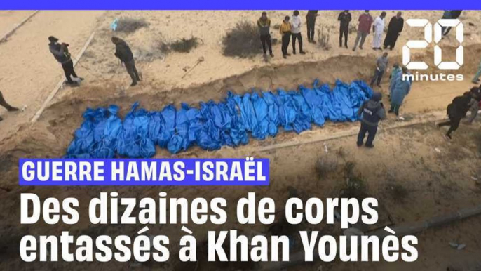 Guerre Hamas-Israël : Des dizaines de corps enterrés dans une fosse commune à Khan Younès, à Gaza