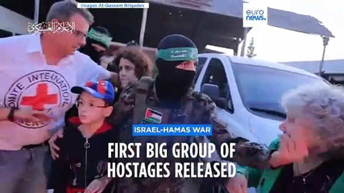 Israel-Hamas war: Gaza ceasefire enters second day with more hostages set to be exchanged