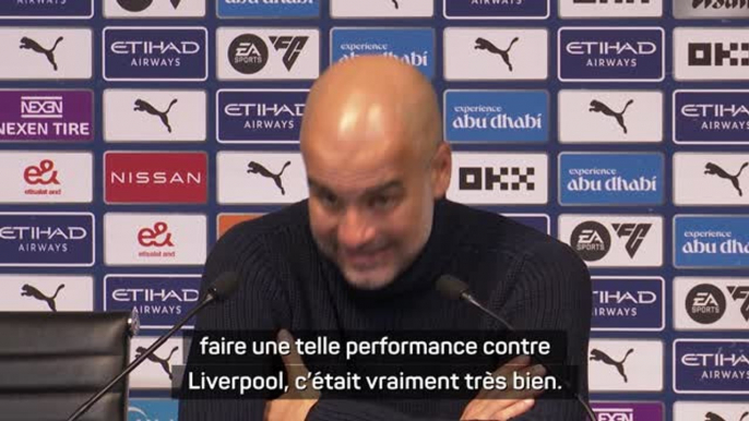 13e j. - Guardiola : “Très satisfait et très fier de mon équipe”