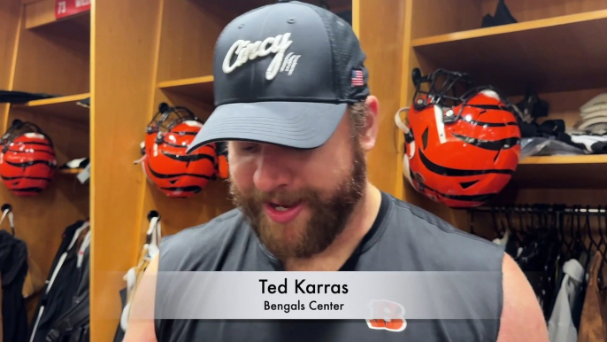 Ted Karras on Bengals' Win, Elbow Injury