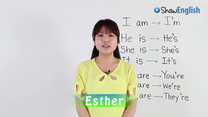 English Grammar Subjective Pronouns + 'Be' Verb