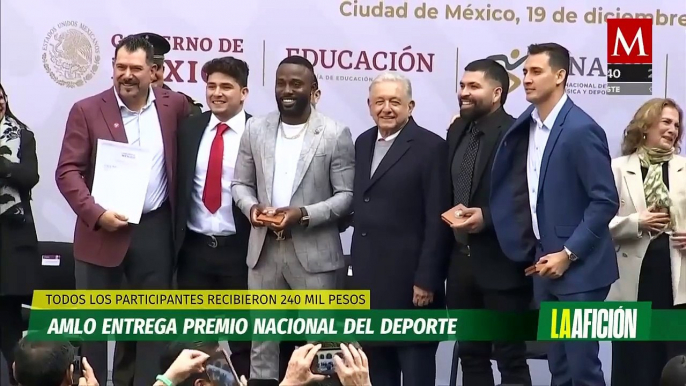 AMLO premia a atletas que participaron en Juegos Panamericanos de Santiago 2023