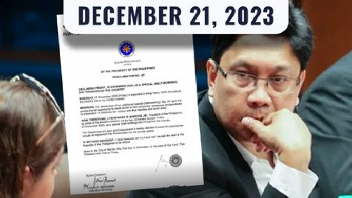 Rappler's highlights: West Philippine Sea, fake Malacañang document, EU adult sites regulations | The wRap | December 21, 2023