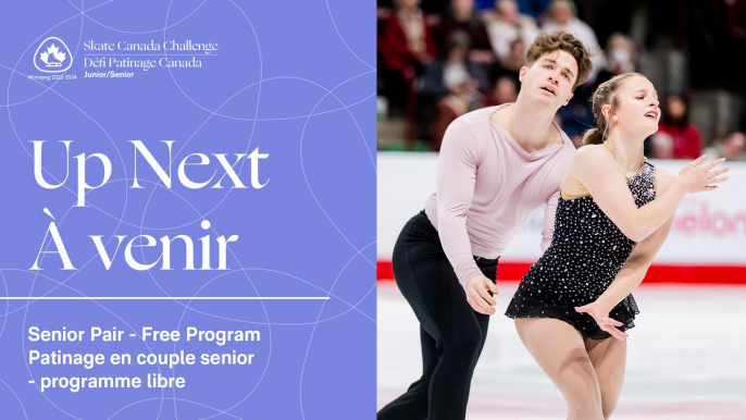 Senior Pair Short / Patinage en couple senior - programme court - Rink A - 2023-2024 Junior/Senior Skate Canada Challenge / Défi Patinage Canada