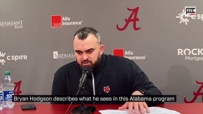 Bryan Hodgson describes what he sees in this Alabama program