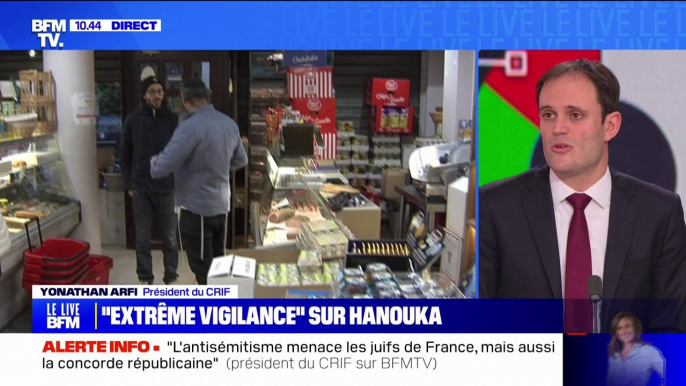 Yonathan Arfi, président du Crif, sur Hanouka: "Cette année, il y aura une forme de gravité, de solennité à cause du 7 octobre"