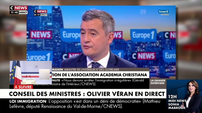 EXCLUSIF - L'avocat de l'association catholique Academia Christiana menacée de dissolution s'exprime dans Morandini Live et affirme que Gérald Darmanin s'est trompé : "Il nous a confondu avec Civitas déjà dissout ! C est grave !"