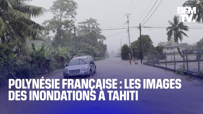 Polynésie française: les images des inondations à Tahiti