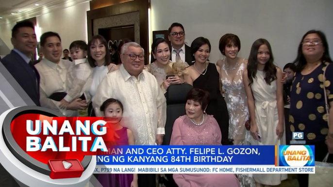 GMA Chairman & CEO Atty. Felipe L. Gozon, nagdiwang ng kanyang 84th birthday | UB