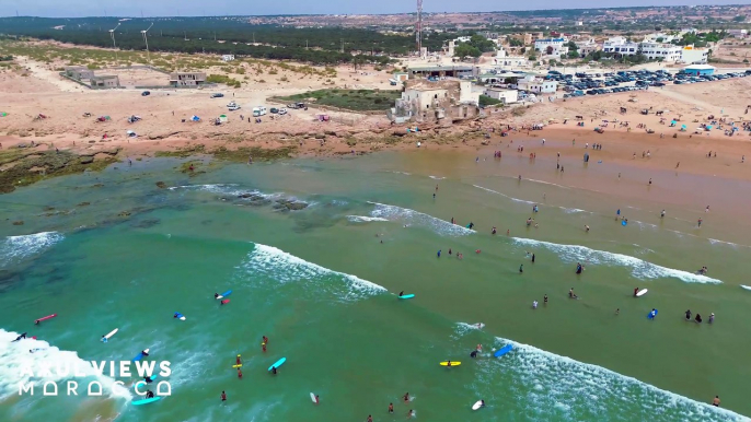 Sidi Kaouki Beach by drone  سيدي كاوكي بالدرون