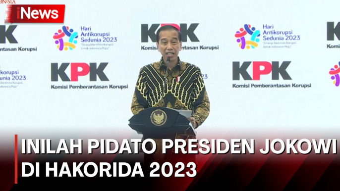 Pidato di Hakordia 2023, Presiden Jokowi Rinci Jumlah Pejabat dan Birokrat yang Ditangkap