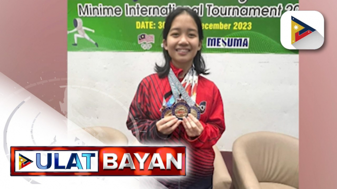 Tatlong fencers mula sa University of the East High School, humakot ng medalya