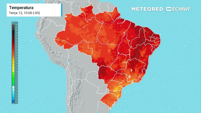 Previsão de temperaturas até quarta (13)