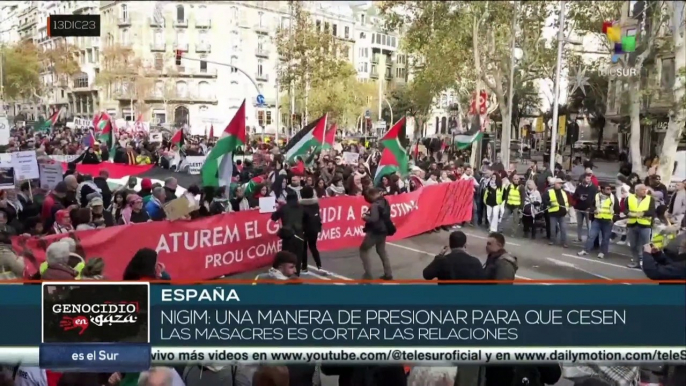 España: Organizaciones sociales piden la ruptura de relaciones con Israel