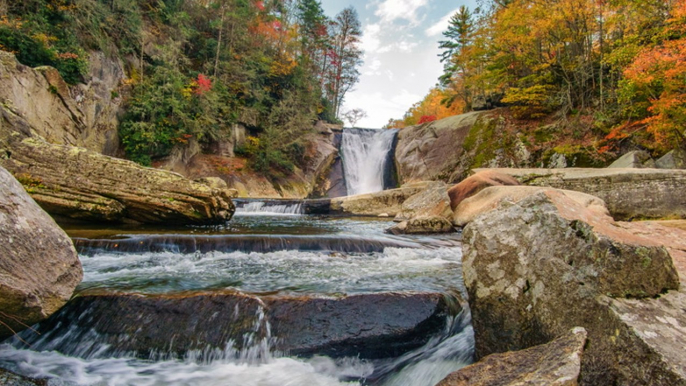 This Small North Carolina Town Has Stunning Mountain Scenery, Hikes to Waterfalls, and Themed Train Rides