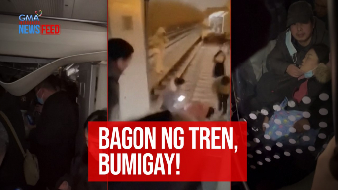 Bagon ng tren, bumigay! | GMA Integrated Newsfeed