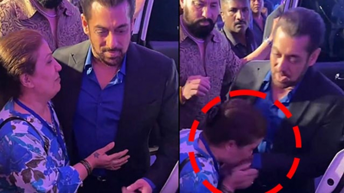 Salman Khan Female Fan Kissed His Hand,Crowd में सरेआम पकर कर...| Boldsky