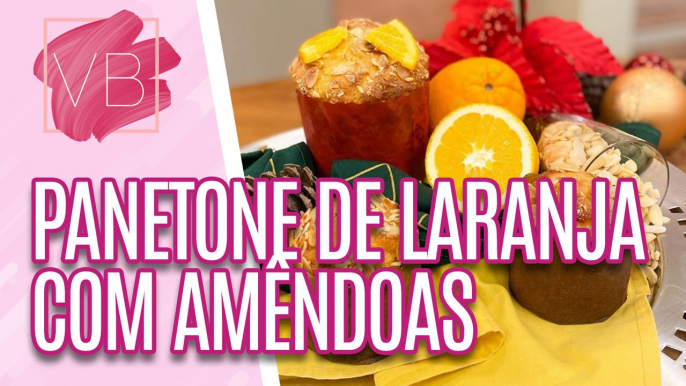 Delícias na Airfryer: Aprenda a fazer um PANETONE DE LARANJA COM AMÊNDOAS - Você Bonita (22/12/2023)