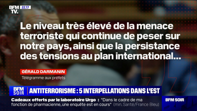 Menace terroriste: Gérald Darmanin a appelé les préfets à maintenir "une extrême vigilance notamment vis-à-vis des manifestations et des lieux à caractère religieux"